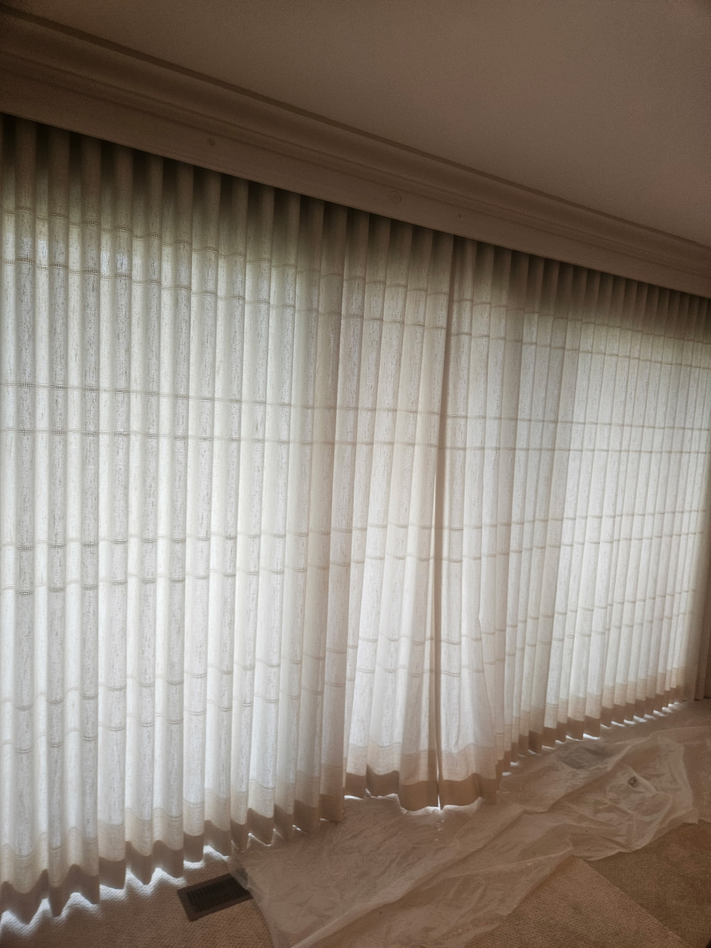 Drapery cleaning